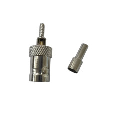 ВЧ разъём BNC Female мама BNC-C-K1.5 под обжим для кабеля RG316, RG174