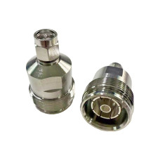 ВЧ переходник Mini DIN 4310 Female мама – SMA Male папа 4310/SMA-KJ