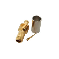 ВЧ коаксіальний роз'єм MCX-C-J3, Male папа, під обтиск, для кабелю RG58