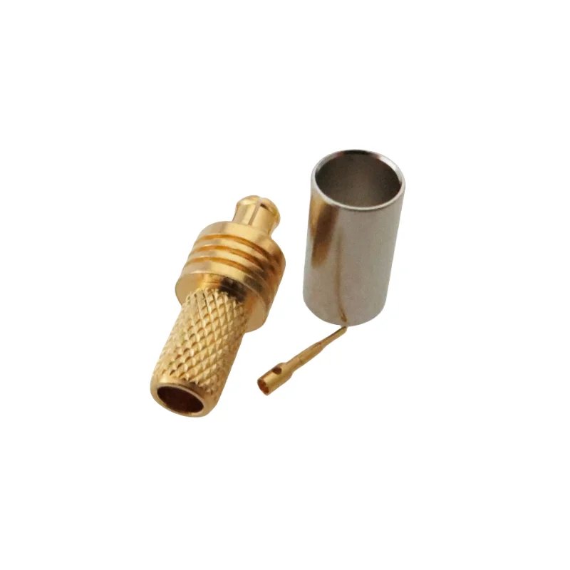 ВЧ коаксіальний роз'єм MCX-C-J3, Male папа, під обтиск, для кабелю RG58