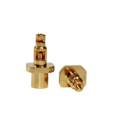 ВЧ коаксиальный разъём MCX-K1.13, прямой, Female мама, под обжим, для кабеля 1.13 мм