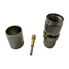 Прямой ВЧ разъём Mini UHF Male папа Mini-UHF-J7 для кабеля RG8, RG213