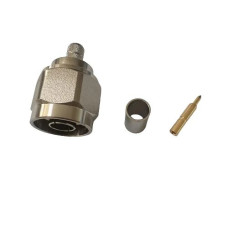 ВЧ разъём N-Type Male папа N-C-J4 шестигранный под обжим для кабеля 240