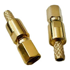 ВЧ роз'єм SSMC Female мама SSMC-C-K1.5 під обтиск для кабелю RG316, RG174