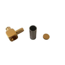 Угловой ВЧ разъём SMP Female мама SMP-KW1.5 для кабеля RG316, RG174, DC–6 ГГц