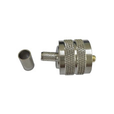 ВЧ роз'єм UHF (PL-259) Male папа UHF-C-J3 під обтиск для кабелю RG142, RG58