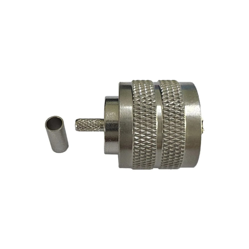 ВЧ роз'єм UHF (PL-259) Male папа UHF-C-J1.5 під обтиск для кабелю RG174, RG316