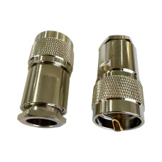 ВЧ разъём UHF (PL-259) Male папа UHF-J8D для кабеля 8D-FB