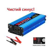 Преобразователь напряжения инвертор 12В в 220В Tataliken 3000W чистый синус Универсальная розетка