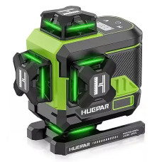 Лазерний рівень нівелір Huepar Z04CG 4D (16 ліній) з Bluetooth та LCD-дисплеєм Лазерний рівень нівелір Huepar Z04CG 4D (16 ліній) з Bluetooth та LCD-дисплеєм