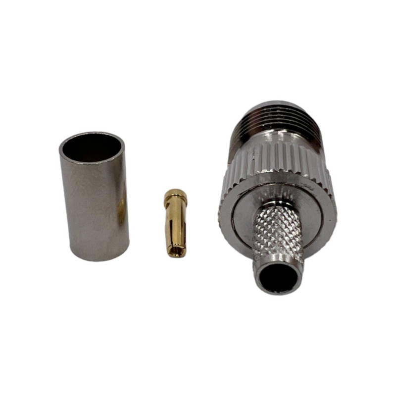 Роз'єм TNC-Female на кабель RG223 під обтиск