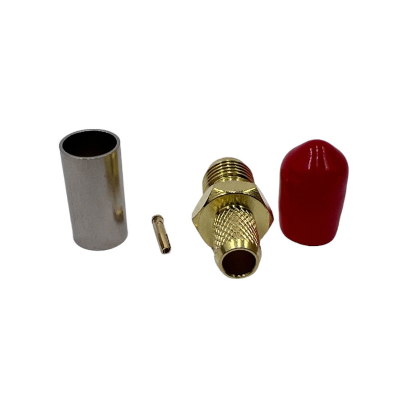 Роз'єм SMA-Female на кабель RG223 під обтиск