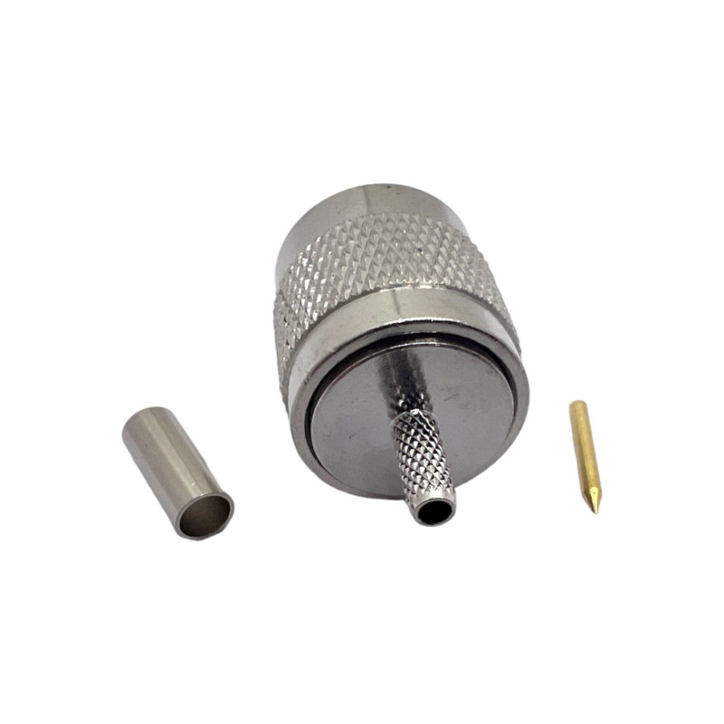 Разъем TNC-Male на кабель RG174 под обжим