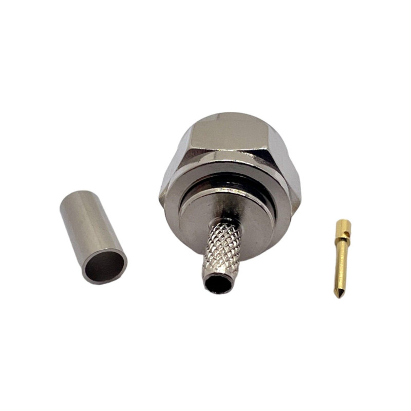 Разъем F-Male на кабель RG174 под обжим