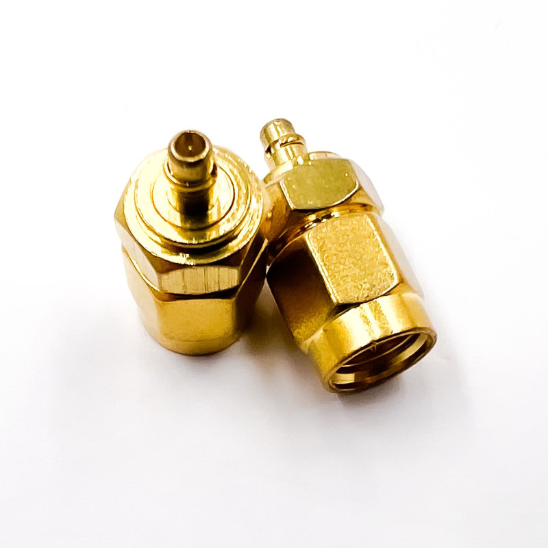 Переходник MMCX-Male - SMA-Male (коннектор папа - папа)