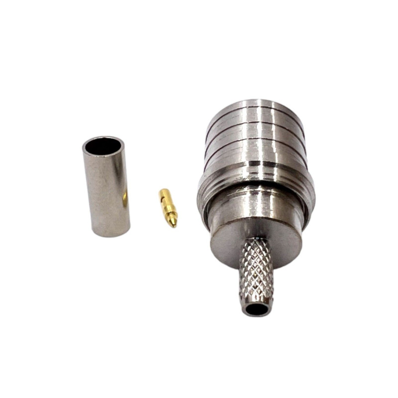 Роз'єм QMA-Male на кабель RG316 під обтиск