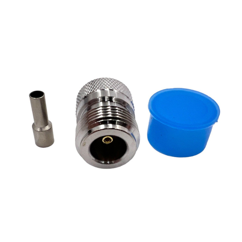 Разъем N-Type-Female на кабель RG316 под обжим