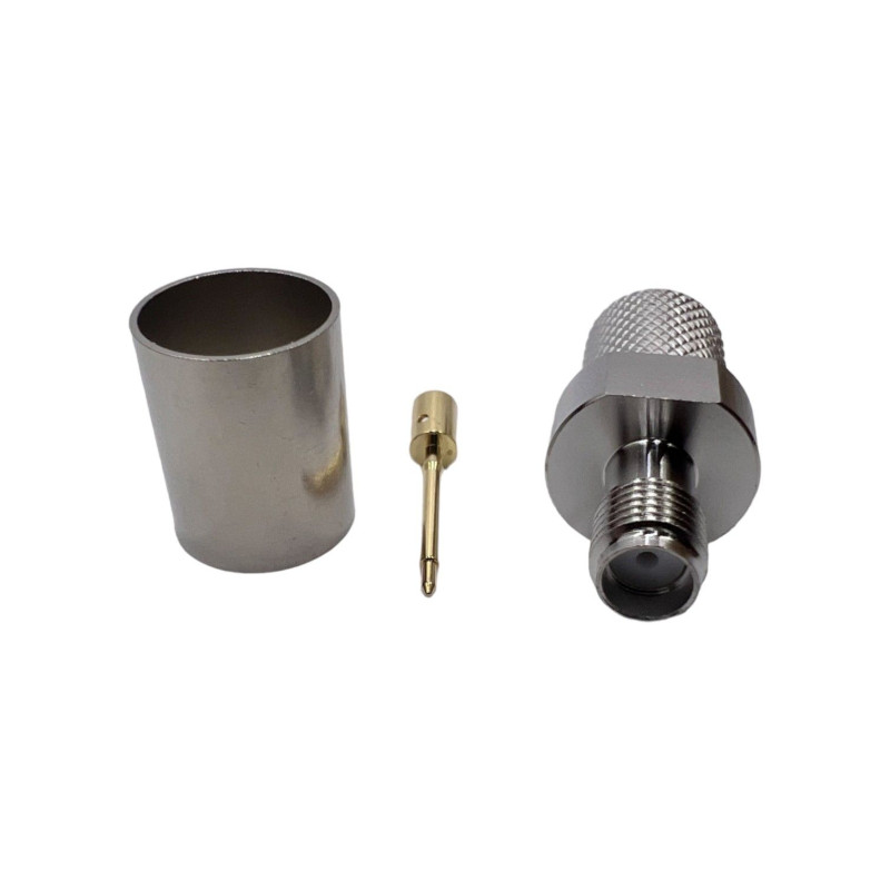 Роз'єм RP-SMA-Female на кабель RG-213 під обтиск