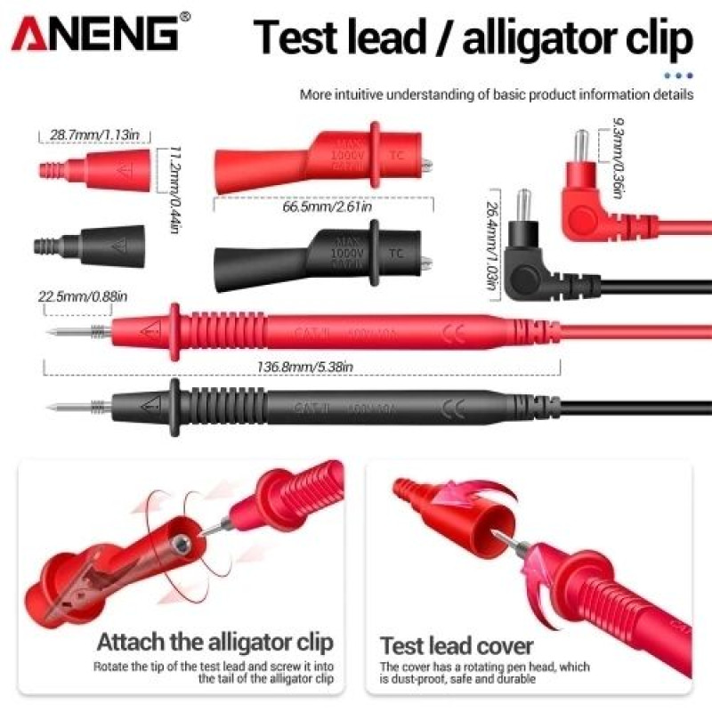 Цифровой тестер сопротивления изоляции ANENG MH10