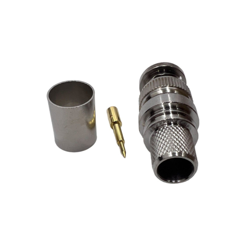 Роз'єм BNC-Male на кабель RG-213 під обтиск