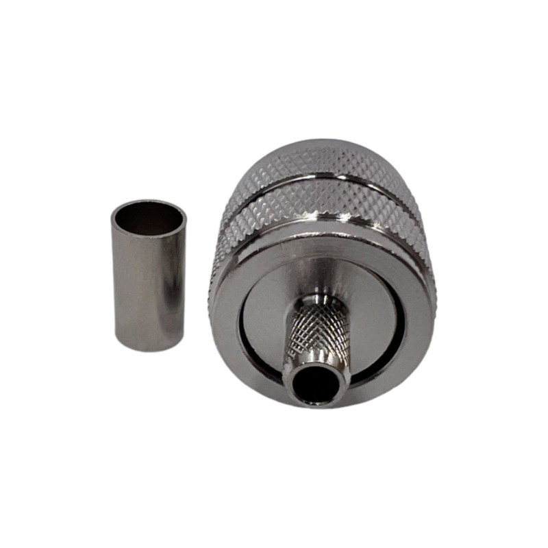 Роз'єм UHF-Male (PL259) на кабель RG400 під обтиск