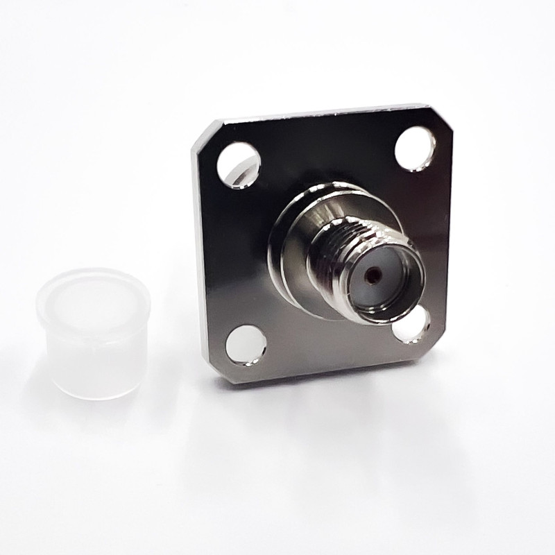 Переходник BNC-Female - SMA-Female (коннектор мама - мама) фланцевый