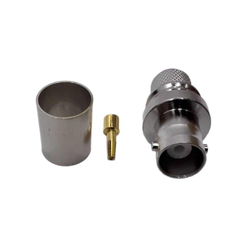 Разъем BNC-Female на кабель RG-213 под обжим