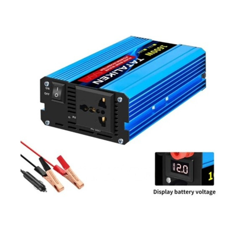 Tataliken 1600 інвертор перетворювач напруги 12 220v