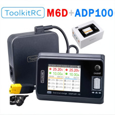 FPV SET Зарядний пристрій M6D + ADP100 Блок живлення комплект ToolkitRC M6D + ToolkitRC ADP100