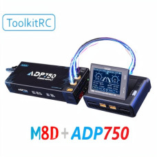 FPV SET Зарядний пристрій M8D + APD750 1-8S 1600W DC / 750W AC M8D + ToolkitRC m8d + блок живлення ToolkitRC ADP750