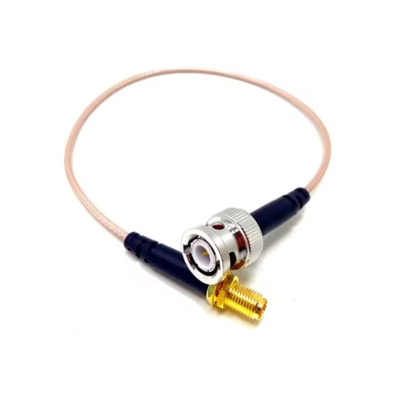 Пігтейл BNC-Male - F-Female ВЧ кабель перехідник RG316 довжина 30 см