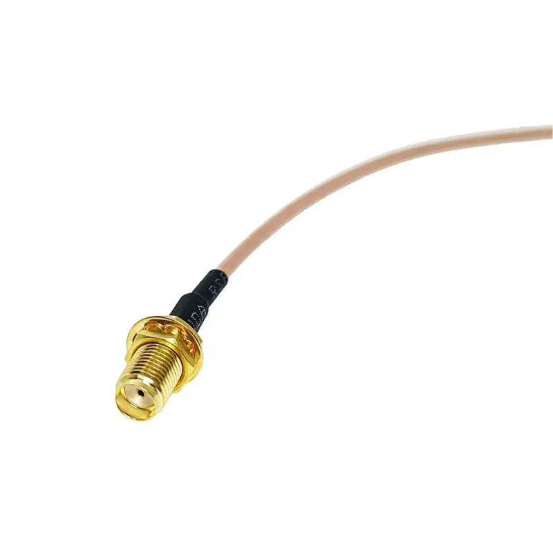 Пигтейл SMA-Male – SMA-Female ВЧ кабель-переходник RG316, длина 30 см.