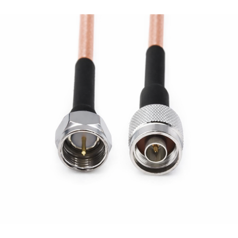 Пигтейл F-Male - N-Type-Male ВЧ кабель переходник RG316 длинна 30 см