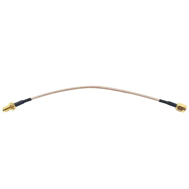 Пигтейл SMA-Male – SMA-Female ВЧ кабель-переходник RG316, длина 30 см.