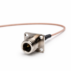Пигтейл N-Type - Female - No connector ВЧ кабель переходник RG316 длинна 25 см фланцевый