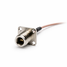 Пигтейл N-Type-Female - No connector ВЧ кабель переходник RG178 25 см