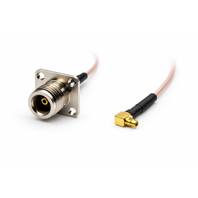 Пигтейл N-Type-Female-Flange - U.FL ВЧ кабель переходник RG178 25 см
