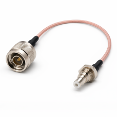 Пигтейл N-Type-Male - QMA-Female ВЧ кабель переходник RG316 длинна 30 см