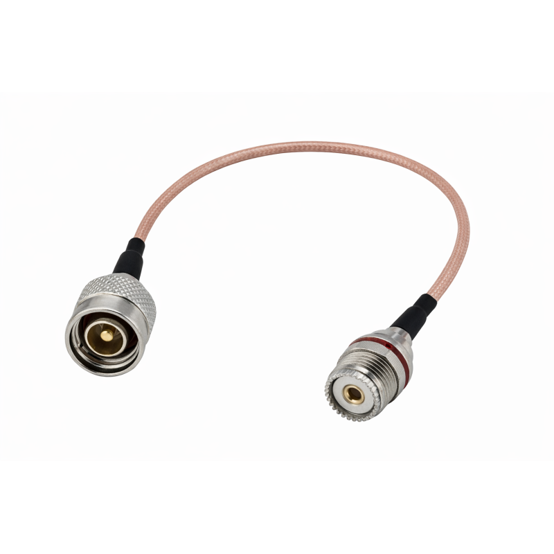 Пігтейл N-Type-Male - UHF-Female ВЧ кабель перехідник RG316 довжина 30 см