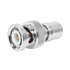 Перехідник BNC-Male - QMA-Male (конектор тато - тато) Перехідник BNC-Male - QMA-Male (конектор тато - тато)