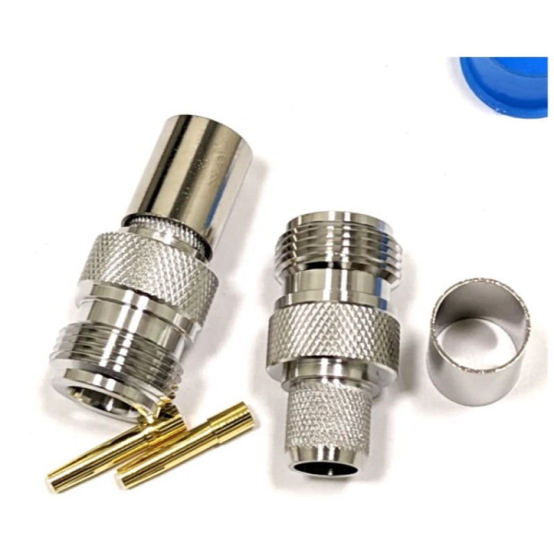 Разъем N-Type-Female на кабель RG-8/LMR400 под обжим