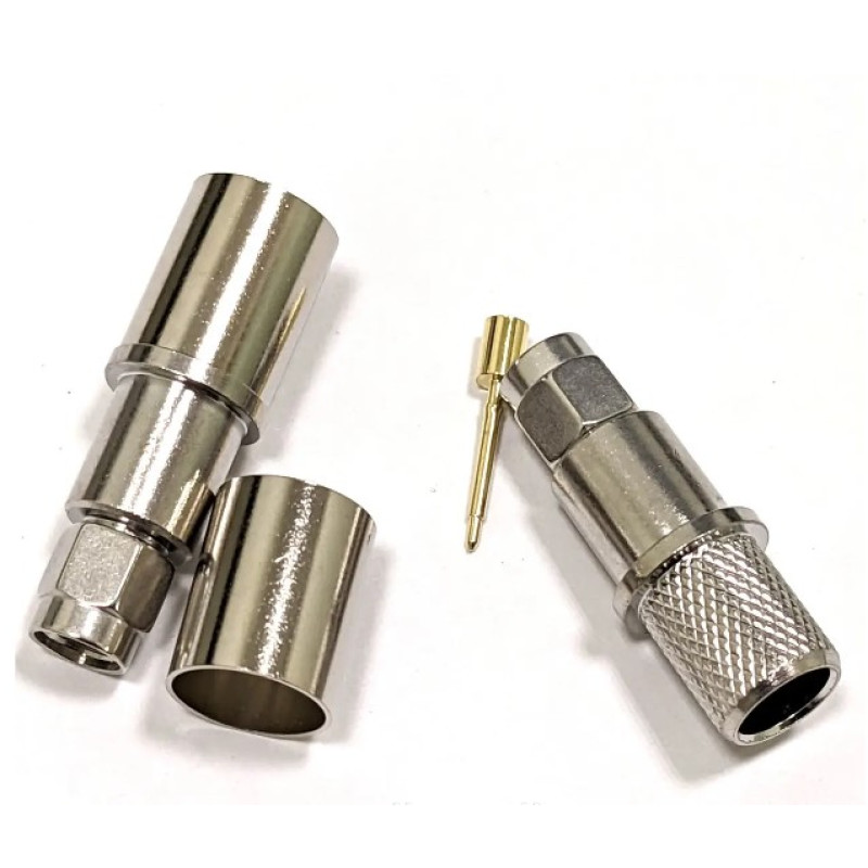 Роз'єм SMA-Male на кабель RG-8/LMR400 під обтиск