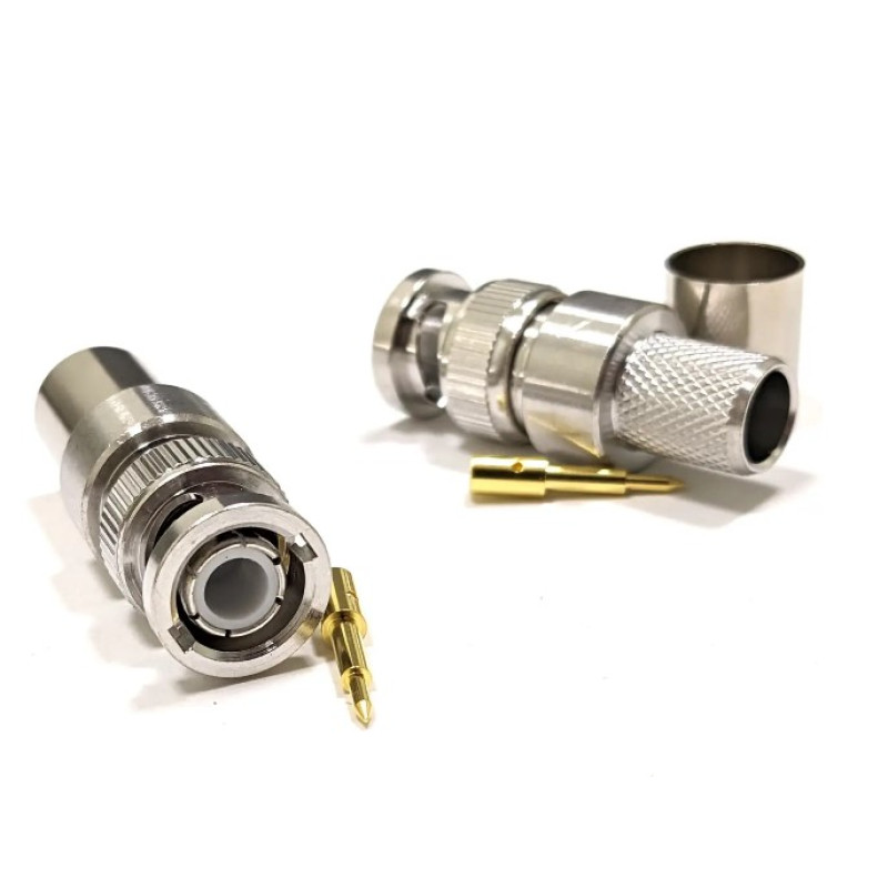 Разъем BNC-Male на кабель RG-8/LMR400 под обжим