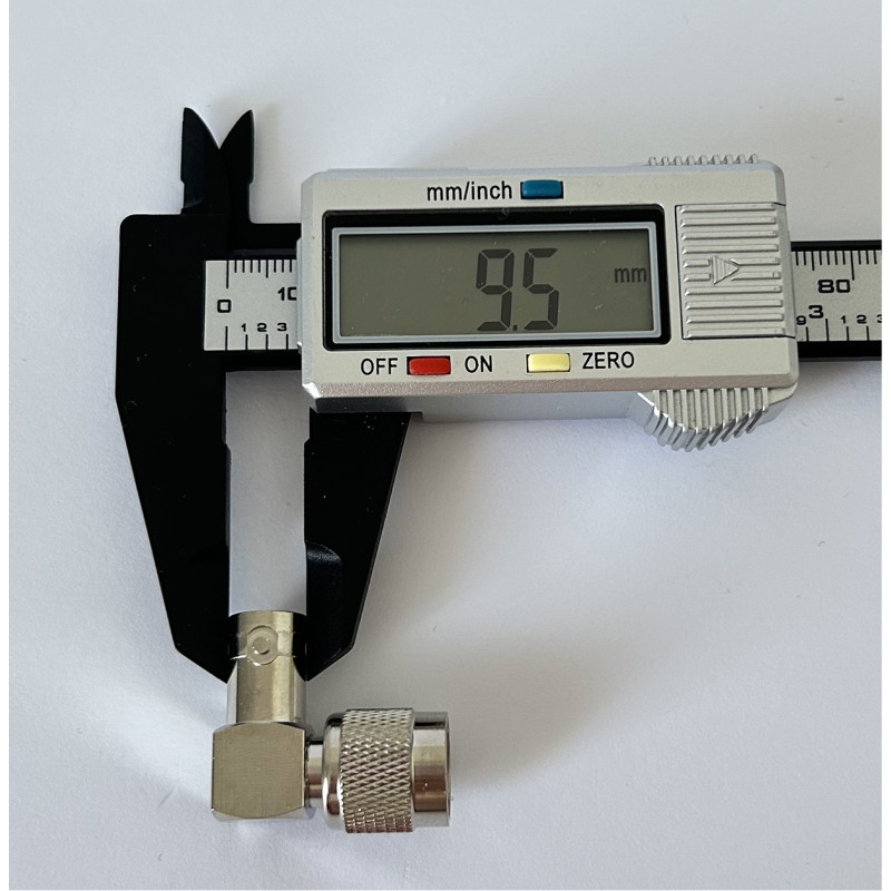 Переходник TNC-Male - BNC-Female 90°(коннектор папа - мама) угловой