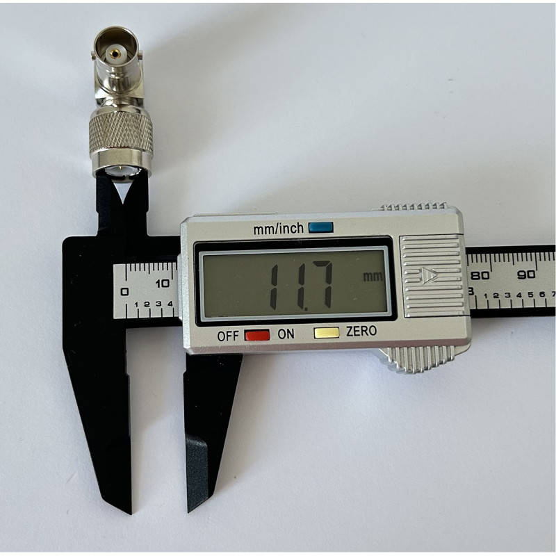 Переходник TNC-Male - BNC-Female 90°(коннектор папа - мама) угловой