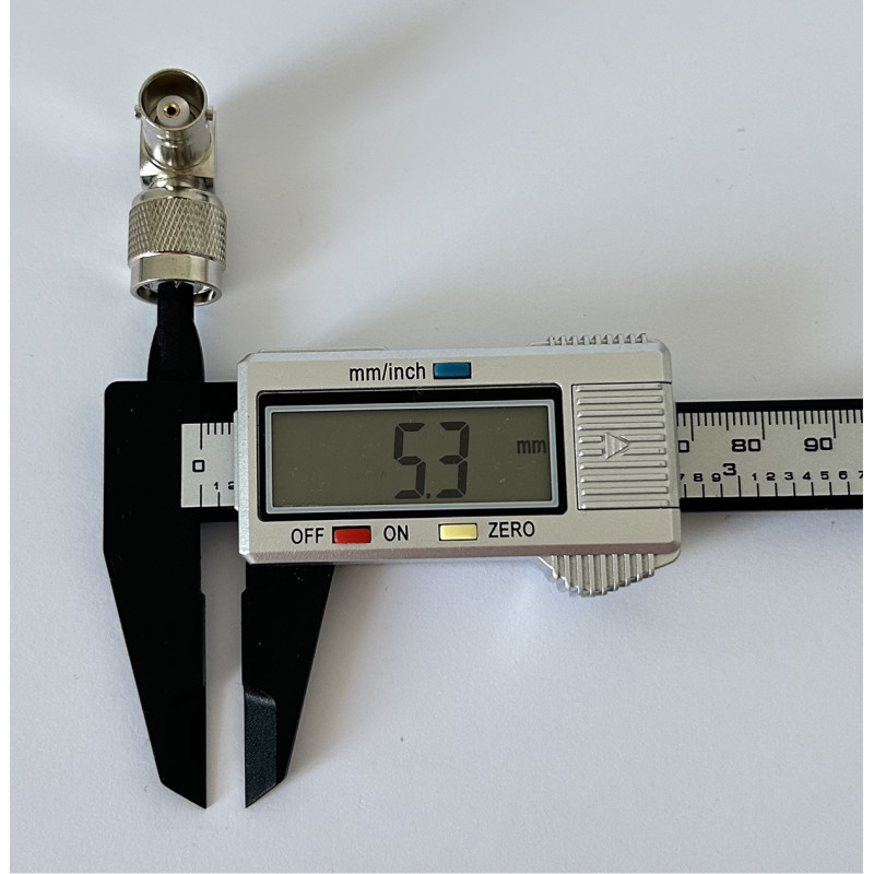 Перехідник TNC-Male - BNC-Female 90°(конектор тато - мама) кутовий
