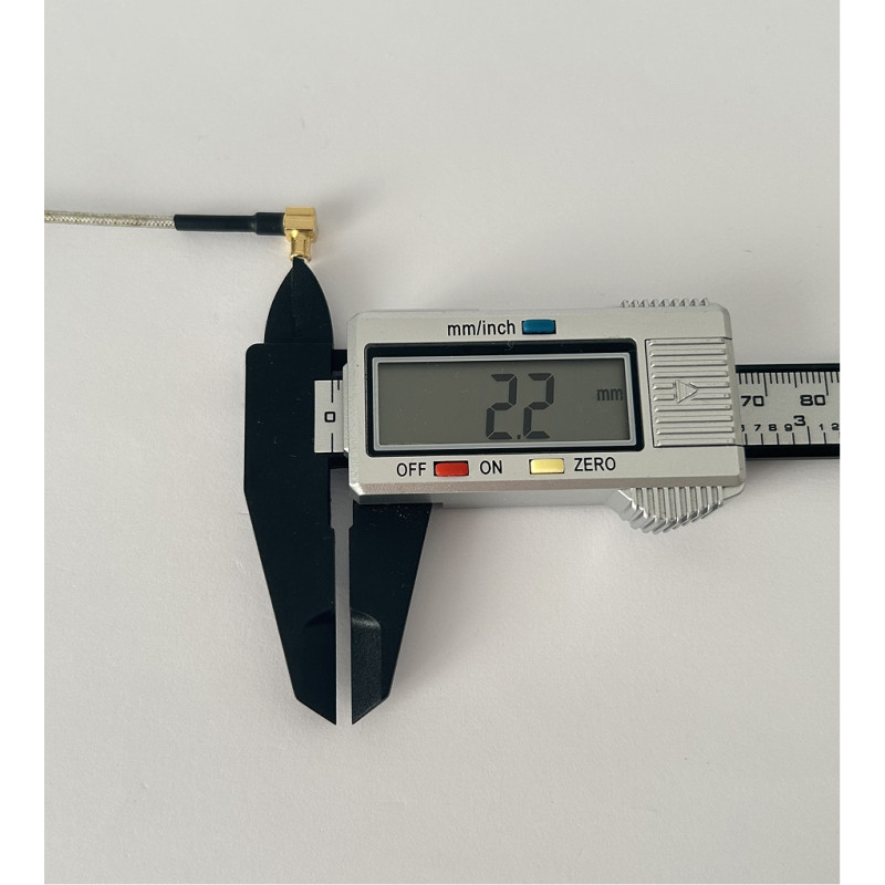 Пигтейл MCX-90 - N-Type-F ВЧ кабель переходник RG405 20 см, угловой