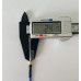 Пигтейл MMCX-Male - SMA-Female ВЧ кабель переходник ss405 10 см