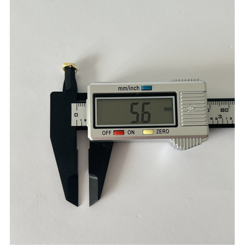Пігтейл MMCX-Male - SMA-Female ВЧ кабель перехідник ss405 10 см кутовий