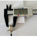 Пигтейл N-Type-Female-Flange - MMCX-Male ВЧ кабель переходник RG316 длинна 15 см угловой